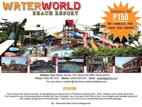 water world davao room rates.